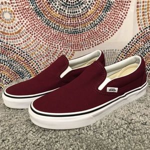 Brand new worn once vans slip on